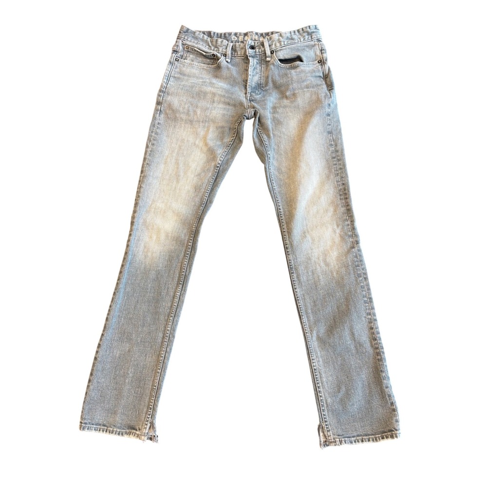 Denham rare Razor Slim Fit Gray Wash Denim Japanese made jeans mens 32 preppy
